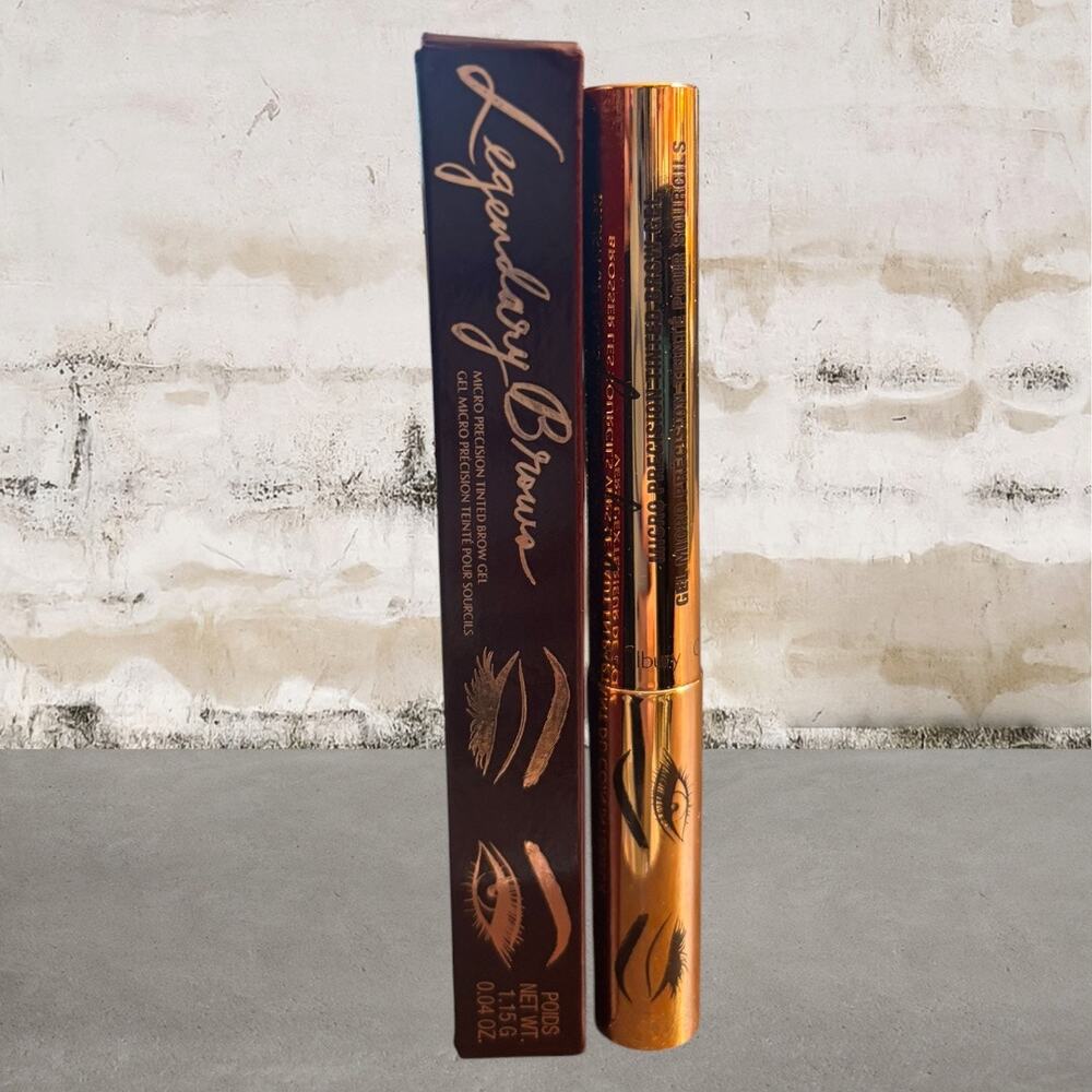 Charlotte Tilbury $28 Legendary Brows Tinted Eyebrow Gel in Black Brown NIB